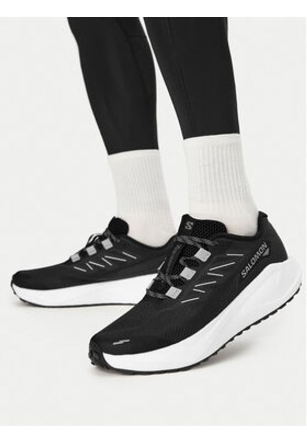 salomon - Salomon Buty do biegania Aero Blaze 3 Grvl L47914900 Czarny. Kolor: czarny. Materiał: materiał