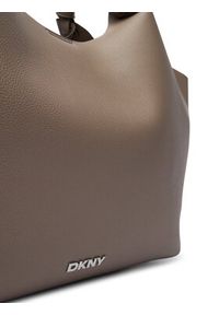 DKNY Torebka R42BAE48 Beżowy. Kolor: beżowy. Materiał: skórzane #6