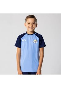 MANCHESTER CITY - Koszulka domowa Manchester City dla dzieci 24/25. Kolor: niebieski. Materiał: poliester