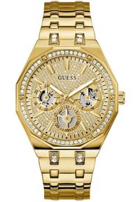 Zegarek Guess Zegarek męski Guess GW0960G2 CYRKONIE złoty. Kolor: złoty #1