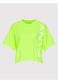 DKNY Sport T-Shirt DP1T8459 Zielony Relaxed Fit. Kolor: zielony. Materiał: bawełna. Styl: sportowy