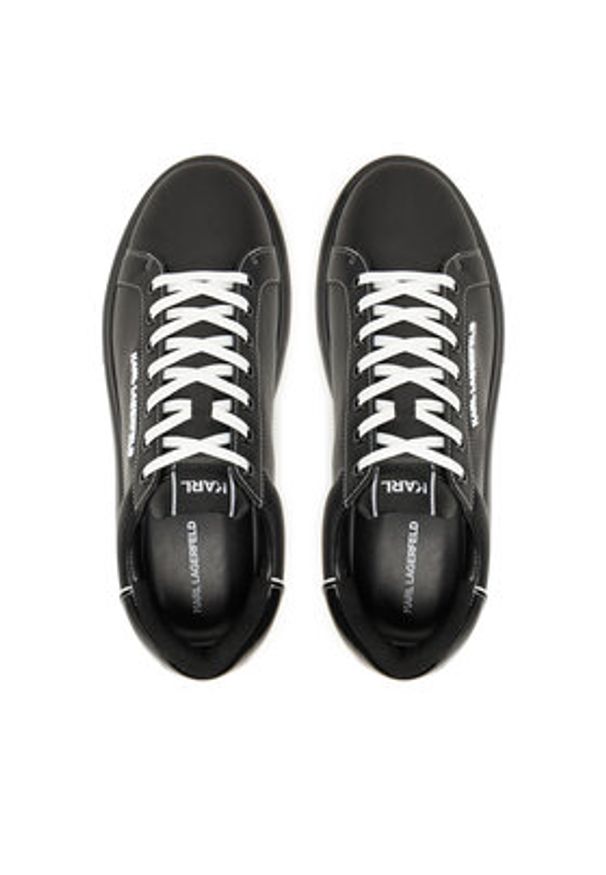 Karl Lagerfeld - KARL LAGERFELD Sneakersy KL52625C Czarny. Kolor: czarny. Materiał: skóra