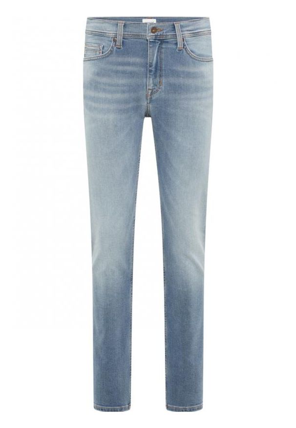 Męskie Spodnie Jeansowe Mustang Style Vegas Slim Denim Blue 1013707 5000 583