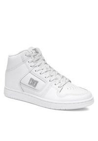 DC Shoes Sneakersy MANTECA 4 HI ADJS100164-WS4 Biały. Kolor: biały. Materiał: skóra