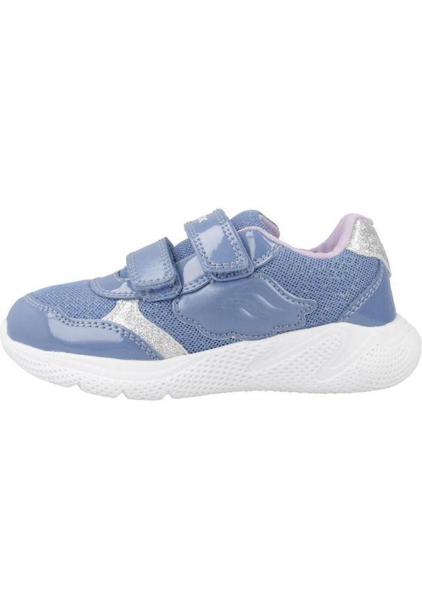 Geox - Buty GEOX B SPRINTYE GIRL Niebieski. Kolor: niebieski. Materiał: syntetyk, tkanina. Sport: turystyka piesza