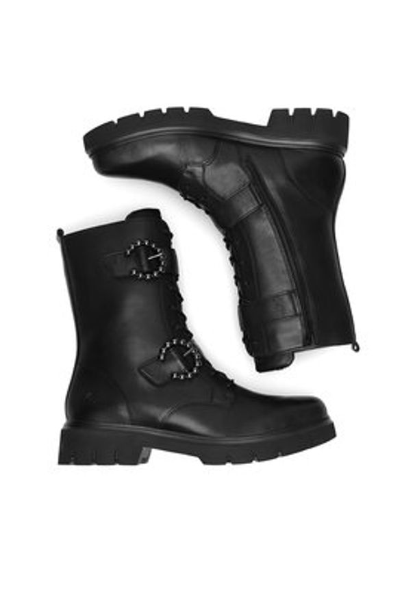 Remonte Botki D1W70-00 Czarny. Kolor: czarny. Materiał: skóra