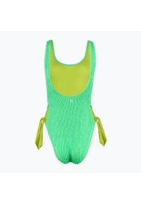 Strój kąpielowy jednoczęściowy damski Hurley Solid Scrunch Moderate One Piece. Kolor: zielony