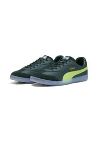 Puma - Buty piłkarskie KING 21 IT PUMA Green Terrain Fizzy Light Yellow. Kolor: zielony, wielokolorowy, żółty. Sport: piłka nożna