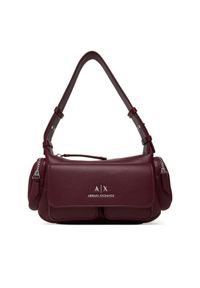 Armani Exchange Torebka XW000405 AF12589 UA343 Bordowy. Kolor: czerwony. Materiał: skórzane