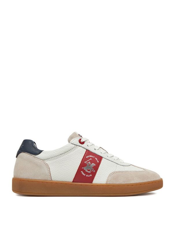 Sneakersy Beverly Hills Polo Club. Kolor: biały