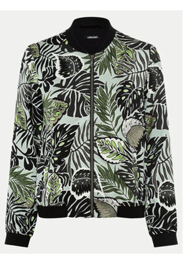 Olsen Bluza 15001422 Zielony Regular Fit. Kolor: zielony. Materiał: wiskoza