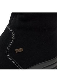 Rieker Botki Z7171-01 Czarny. Kolor: czarny. Materiał: skóra, zamsz #2