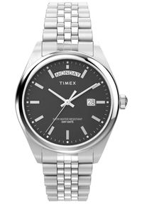 Timex - Zegarek Męski TIMEX Day and Date Legacy TW2V67800. Styl: casual, klasyczny, wizytowy