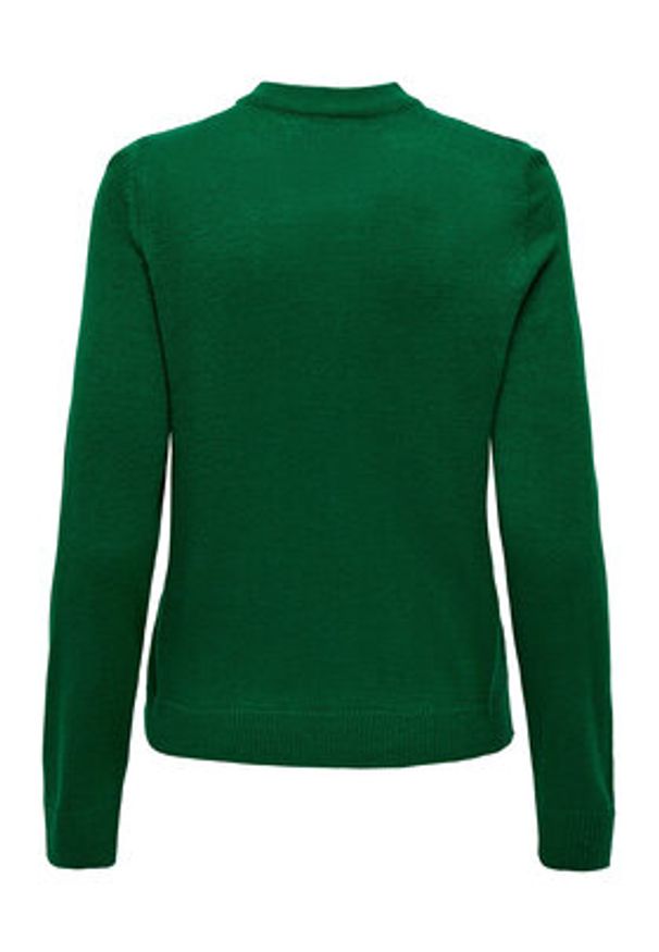 only - ONLY Sweter 15302956 Zielony Regular Fit. Kolor: zielony. Materiał: syntetyk