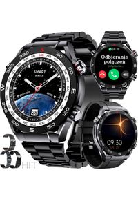 Smartwatch Rubicon Zegarek SMARTWATCH Rubicon F22PROF czarny. Rodzaj zegarka: smartwatch. Kolor: czarny