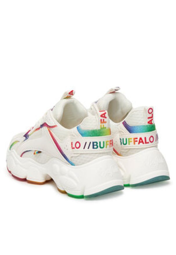 Buffalo Sneakersy 1410125 Biały. Kolor: biały. Materiał: skóra