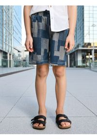 Sinsay - Denimowe szorty pull on - wielobarwny