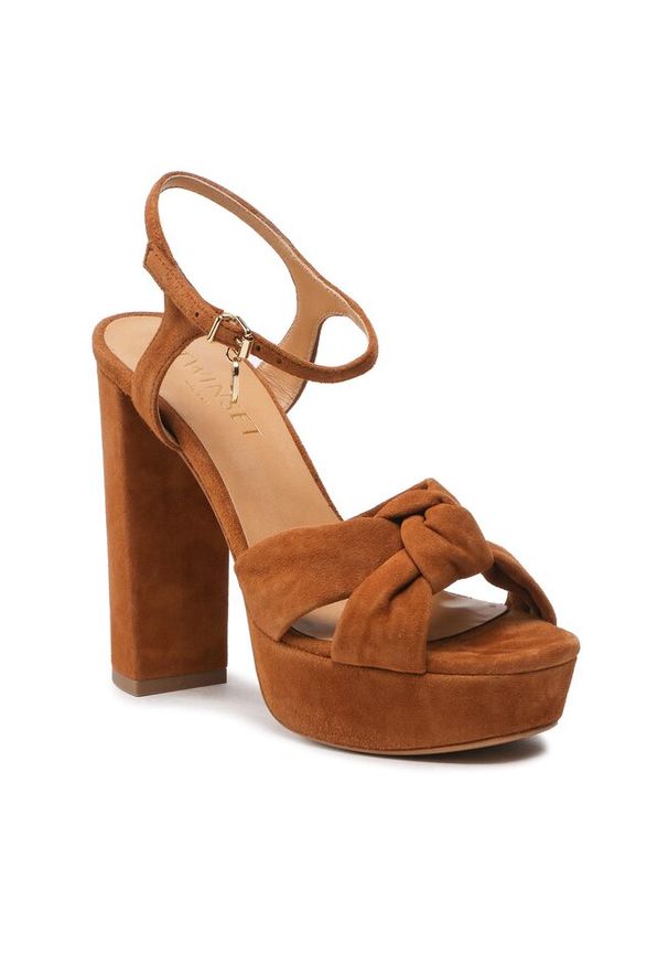 TwinSet - Sandały TWINSET. Kolor: brązowy