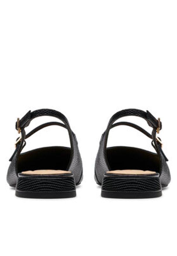 Clarks Sandały Sensa15 Shine 26181314 Czarny. Kolor: czarny. Materiał: skóra