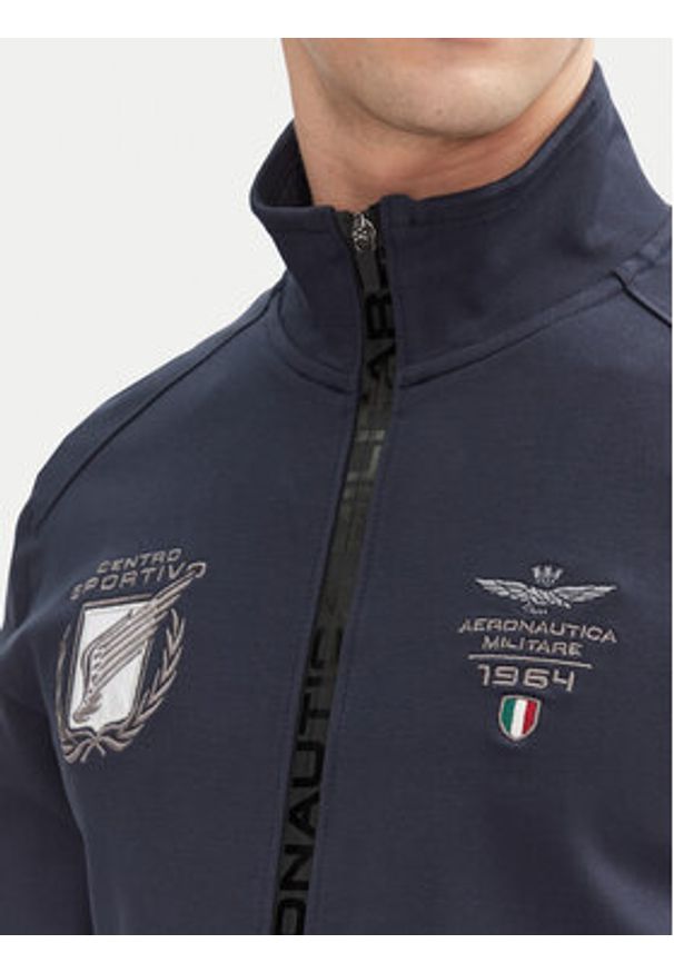 Aeronautica Militare Bluza 251FE1984F559 Granatowy Regular Fit. Kolor: niebieski. Materiał: syntetyk