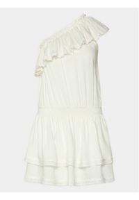 Melissa Odabash Sukienka letnia Debbie CR Biały Regular Fit. Kolor: biały. Materiał: wiskoza. Sezon: lato