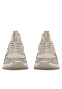 Rieker Sneakersy M0058-60 Beżowy. Kolor: beżowy. Materiał: materiał #5