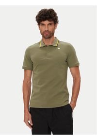 K-Way Polo Jud K1125DW Zielony Regular Fit. Typ kołnierza: polo. Kolor: zielony. Materiał: bawełna