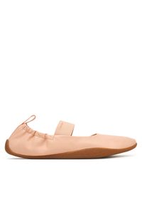 Calvin Klein Baleriny Ballet Sneaker Mj Lth HW0HW03308 Kremowy. Kolor: kremowy. Materiał: skóra #1