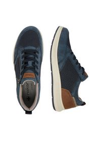 Rieker Sneakersy 16901-14 Granatowy. Kolor: niebieski. Materiał: materiał #7