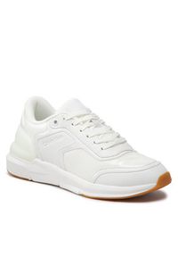 Calvin Klein Sneakersy Flexi Runner Lace Up HW0HW01215 Biały. Kolor: biały. Materiał: skóra #4