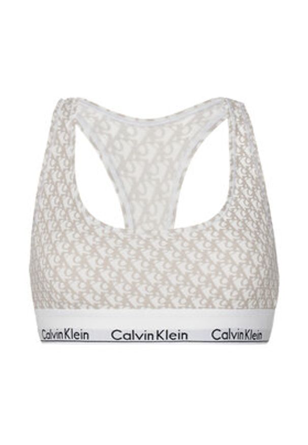 Calvin Klein Underwear Biustonosz top 0000F3785E Szary. Kolor: szary. Materiał: bawełna