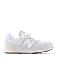 Buty New Balance Jr GC574AGK szare. Okazja: na co dzień. Kolor: szary. Materiał: materiał, syntetyk. Szerokość cholewki: normalna. Model: New Balance 574