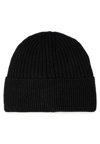 Calvin Klein Czapka Tonal Rubber Patch Beanie K50K511291 Czarny. Kolor: czarny. Materiał: materiał #2