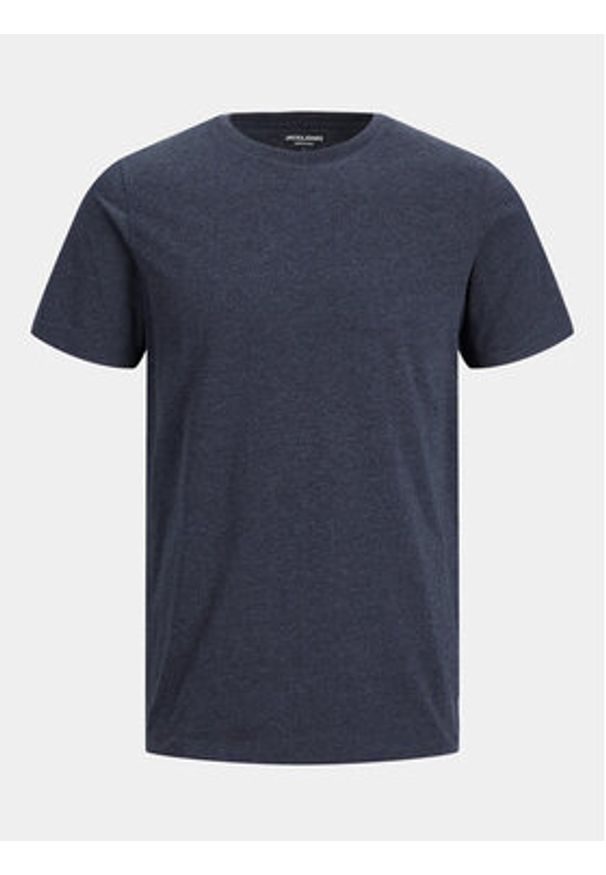 Jack & Jones T-Shirt 12222887 Granatowy Standard Fit. Kolor: niebieski. Materiał: syntetyk