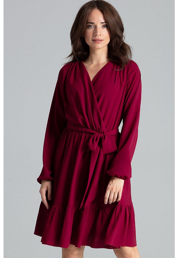 Sukienka koktajlowa midi, boho