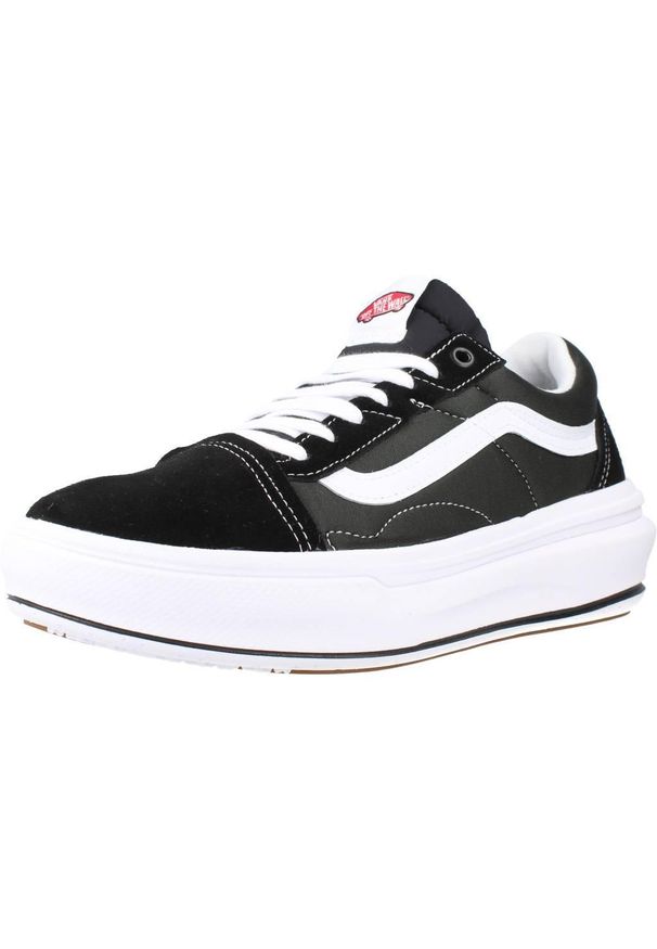 Buty do chodzenia damskie Vans Old Skool Overt Comfycush. Kolor: czarny. Materiał: skóra. Szerokość cholewki: normalna. Model: Vans Old Skool. Sport: turystyka piesza