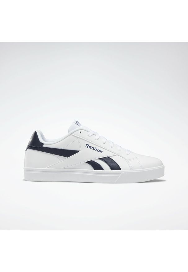 Buty do chodzenia męskie Reebok Royal Glide. Kolor: biały, wielokolorowy, niebieski. Materiał: materiał, guma, syntetyk. Model: Reebok Royal. Sport: turystyka piesza