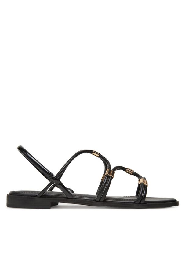 Aldo Sandały Bychan 13804480 Czarny. Kolor: czarny. Materiał: skóra