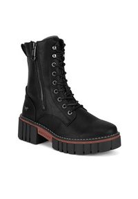 Mustang Trzewiki 1447-504 Czarny. Kolor: czarny. Materiał: materiał #7