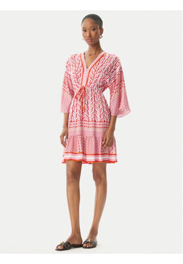 Hale bob - Hale Bob Sukienka letnia Theia 62NT650A Czerwony Relaxed Fit. Kolor: czerwony. Materiał: wiskoza. Sezon: lato