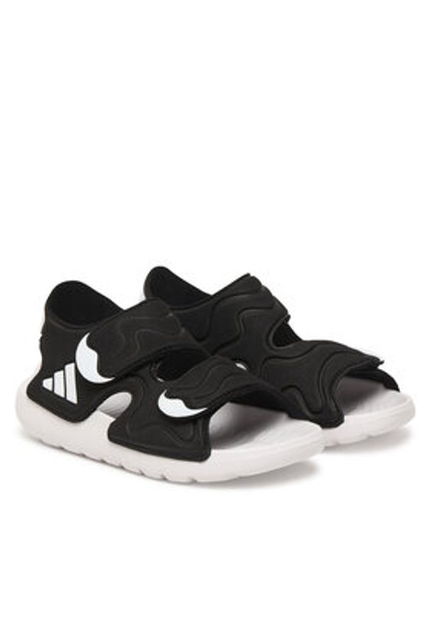 Adidas - adidas Sandały Altaswim 3 Sandals JS2537 Czarny. Kolor: czarny. Materiał: syntetyk