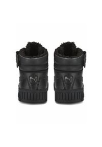 Buty do chodzenia damskie Puma Carina 20 Mid Wtr. Zapięcie: sznurówki. Kolor: wielokolorowy, czarny, szary. Materiał: guma, materiał, syntetyk. Szerokość cholewki: normalna. Sport: turystyka piesza