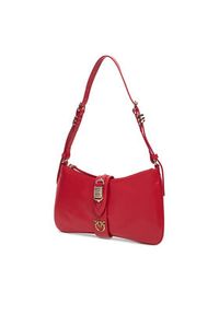 Pinko - PINKO Torebka Arthemis Shoulder Mini AI 24-25 PLTT 103512 A29V Czerwony. Kolor: czerwony. Materiał: skórzane