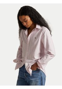 Polo Ralph Lauren Koszula 211970739502 Różowy Relaxed Fit. Typ kołnierza: polo. Kolor: różowy. Materiał: bawełna #1