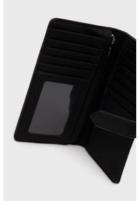 Desigual portfel 22SAYP16 damski kolor czarny. Kolor: czarny. Materiał: materiał #2