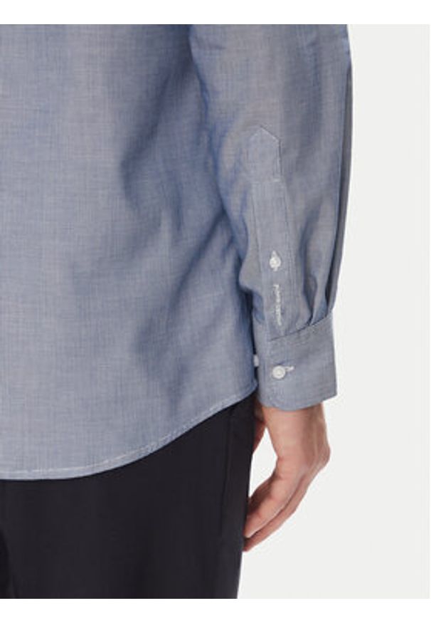 Pierre Cardin Koszula C6 11004.0403 Niebieski Slim Fit. Kolor: niebieski. Materiał: bawełna