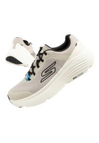 skechers - Buty sportowe męskie Skechers Max Cushioning Endeavour. Kolor: czarny, biały, wielokolorowy, beżowy. Materiał: materiał. Szerokość cholewki: normalna