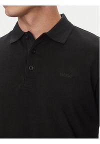 BOSS Polo Paddy 50469055 Czarny Regular Fit. Typ kołnierza: polo. Kolor: czarny. Materiał: bawełna #5
