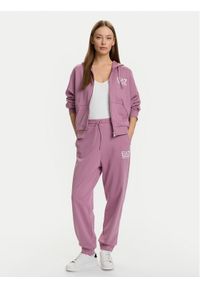 EA7 Emporio Armani Dres 7W000420 AF12473 UA272 Różowy Relaxed Fit. Kolor: różowy. Materiał: bawełna #1