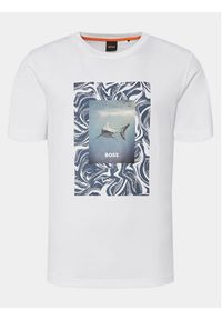 BOSS - Boss T-Shirt Te_Tucan 50516012 Biały Regular Fit. Kolor: biały. Materiał: bawełna #5